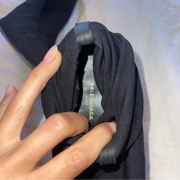 Balenciaga Black Heeled Boots with Stiletto Heel - Picture 12 of 16